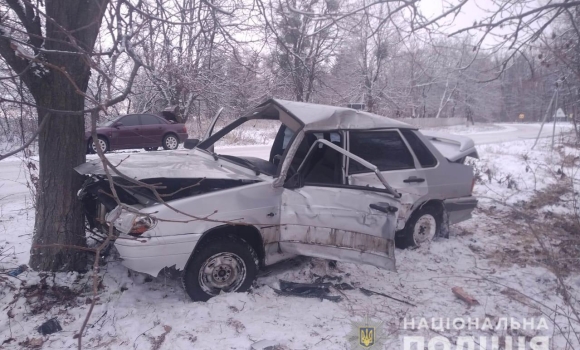 У Шпиківській громаді водій ВАЗа влетів у дерево