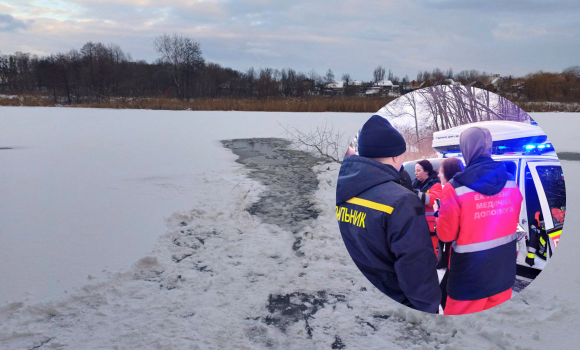 У Вінниці хлопця та дівчину рятували з крижаної води Південного Буга