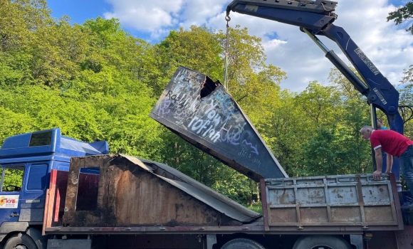 У Вінниці оновлюють скейт-парк у Центральному парку міста