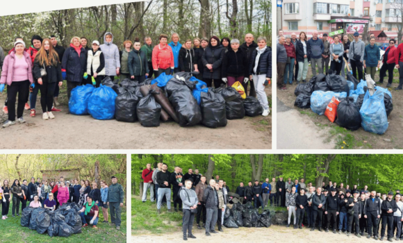 У Вінниці під час весняних толок з приватного сектору вивезли майже 1140 мішків сміття