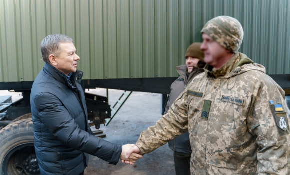 У Вінниці зробили польову лазню і передали її захисникам