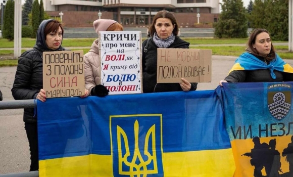 У Вінниці провели чергову акцію на підтримку військовополонених “Не мовчи, полон вбиває!”