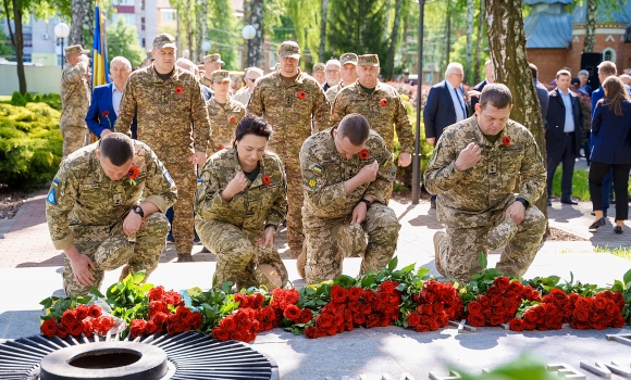 У Вінниці вшанували пам'ять тих, хто загинув у Другій світовій війні