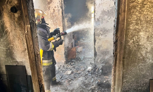 У Вінницькому районі під час пожежі в приватному будинку загинув 70-річний чоловік