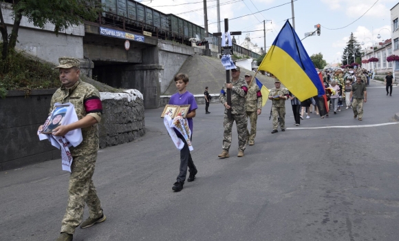 У Жмеринці провели в останню путь Героя-земляка Станіслава Джуру-Соколовського