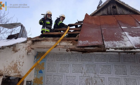 В Літинській громаді горів приватний будинок