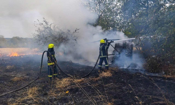 Вінницькі рятувальники ліквідували 43 пожежі 6 загорянь сталися на територіях приватних домоволодінь