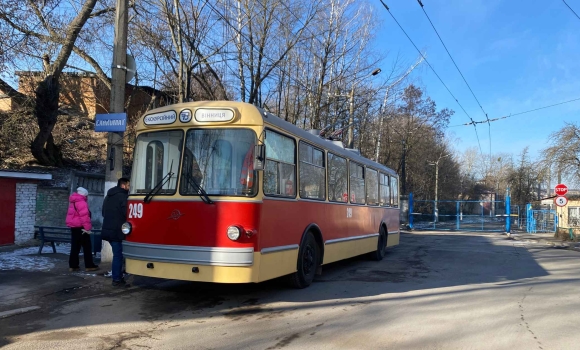 Вінницький ретротролейбус вирушить у подорож на честь 61-річчя тролейбусного руху