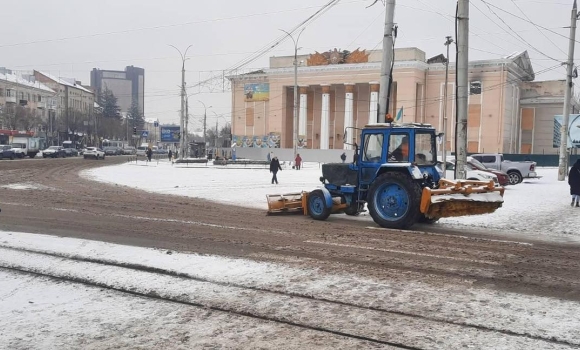 Як прибирають сніг у Вінниці проконтролювала Муніципальна варта