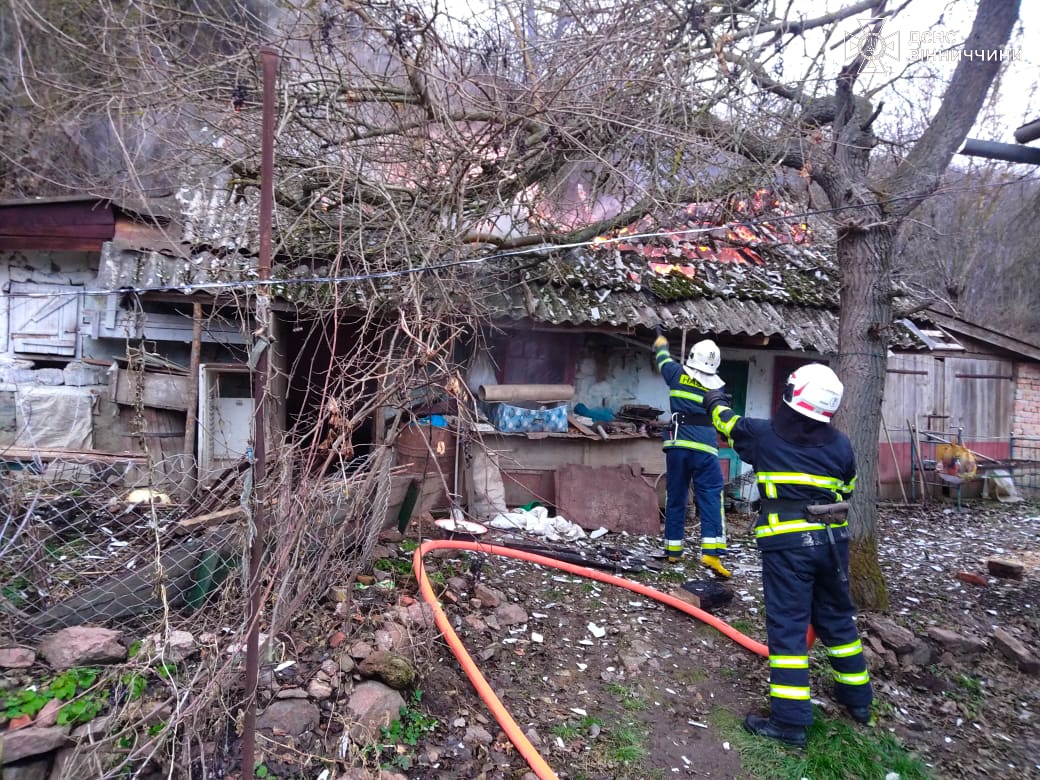 У Вінницьких Хуторах горіла лазня, а у Погребищі згорів бойлер та пральна машина