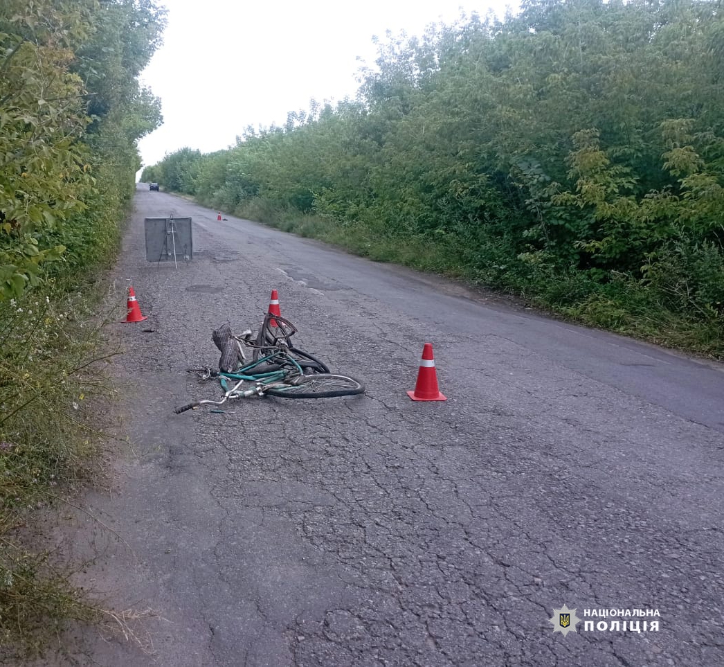 У Могилів-Подільському районі водій вантажівки наїхав на велосипедиста