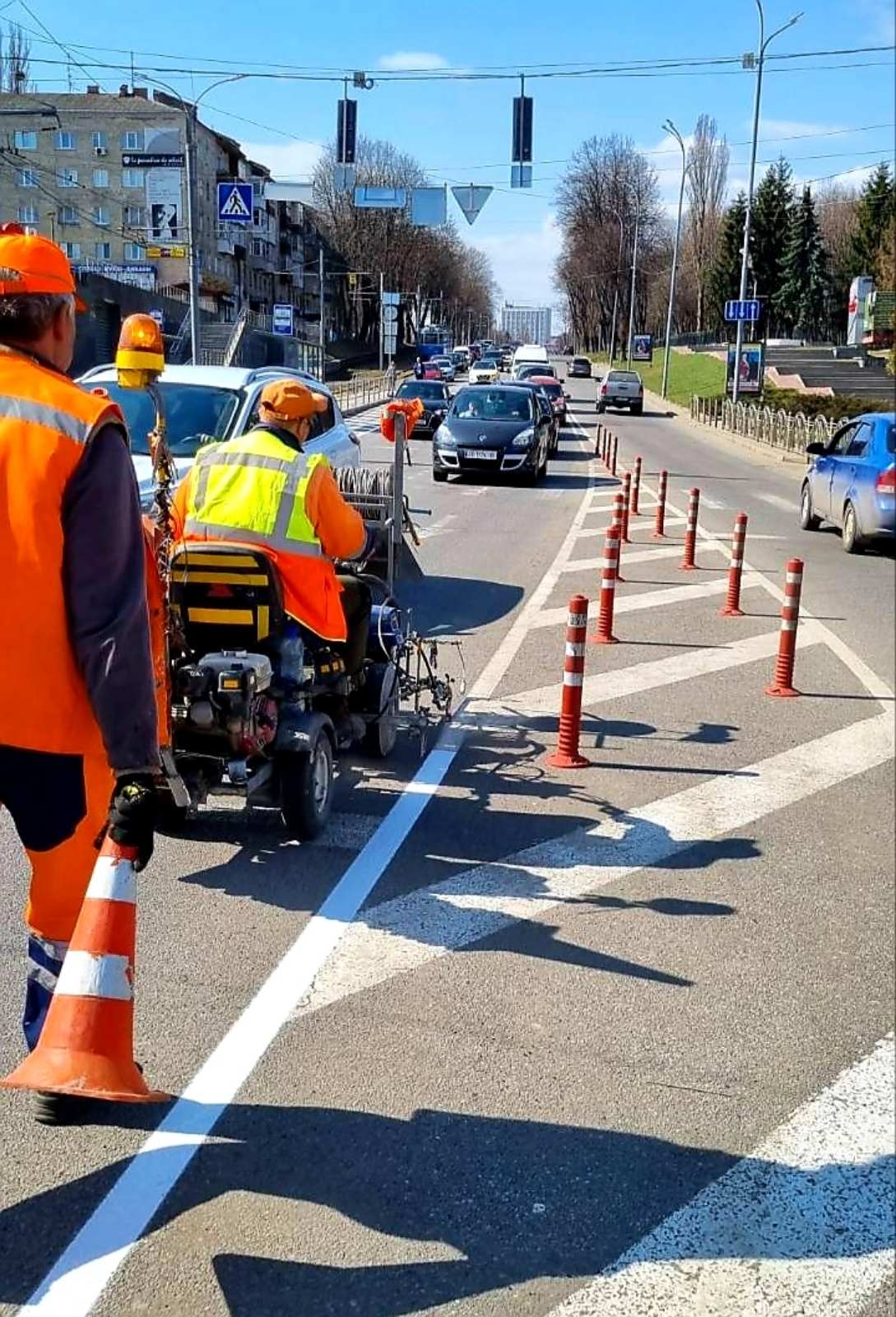 У Вінниці розпочали роботи по відновленню дорожньої розмітки