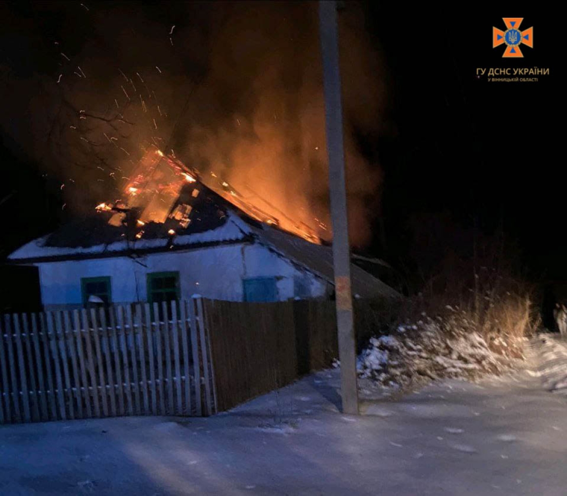 Під час пожежі в будинку постраждав 44-річний житель Піщанської громади