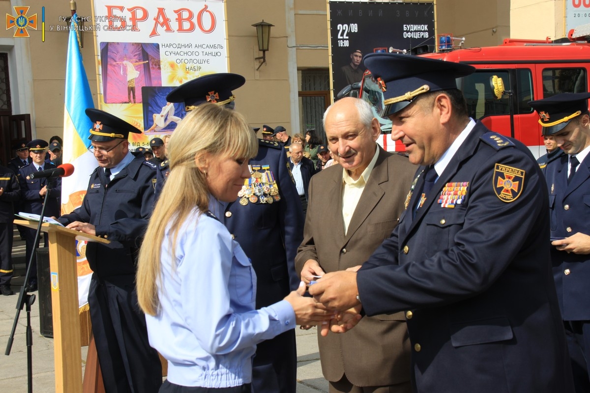 У Вінниці відбулися урочистості з нагоди Дня рятівника