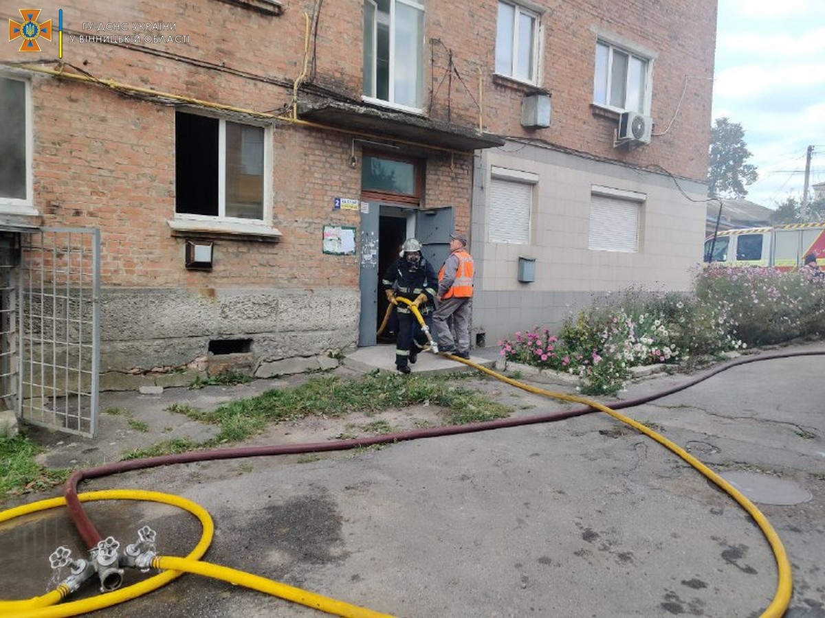 В Жмеринці через недопалок виникла пожежа: загинув чоловік