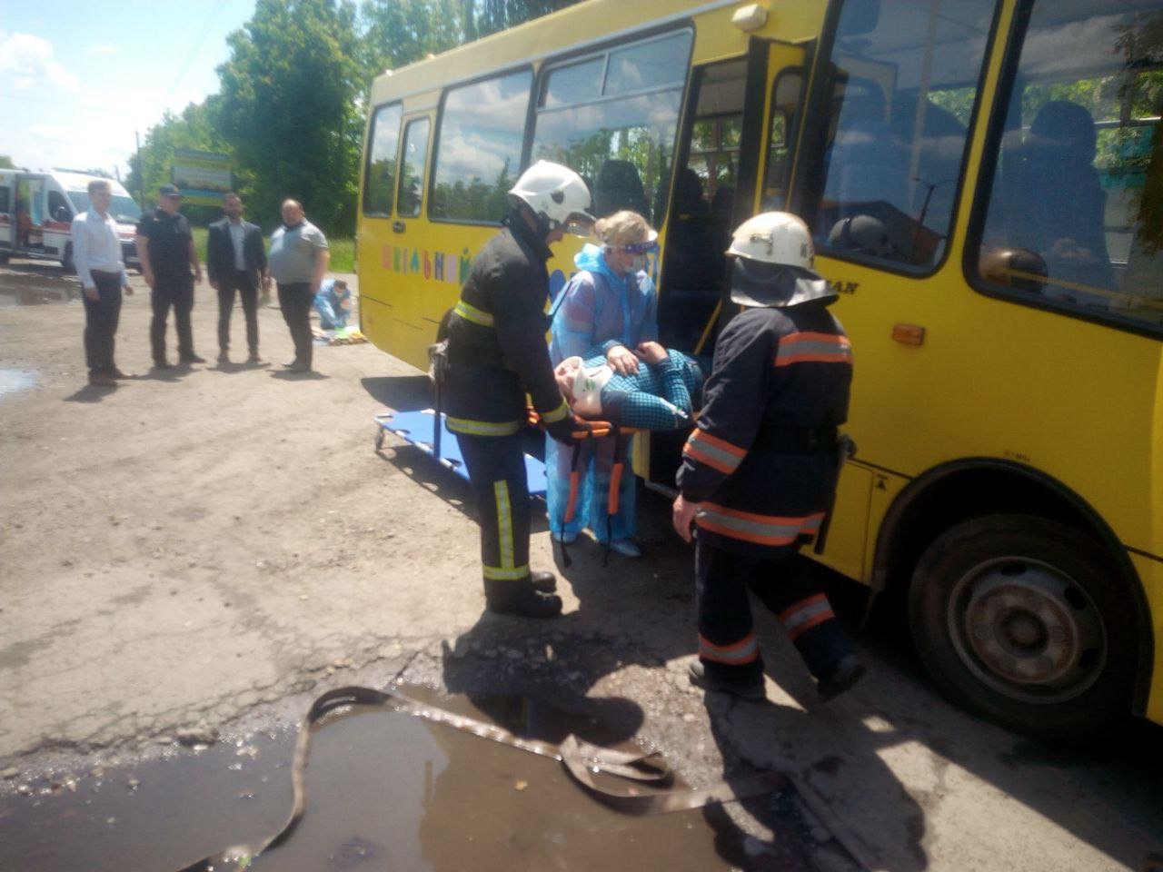 В Бершаді рятувальники, медики та поліція провели спільні навчання 