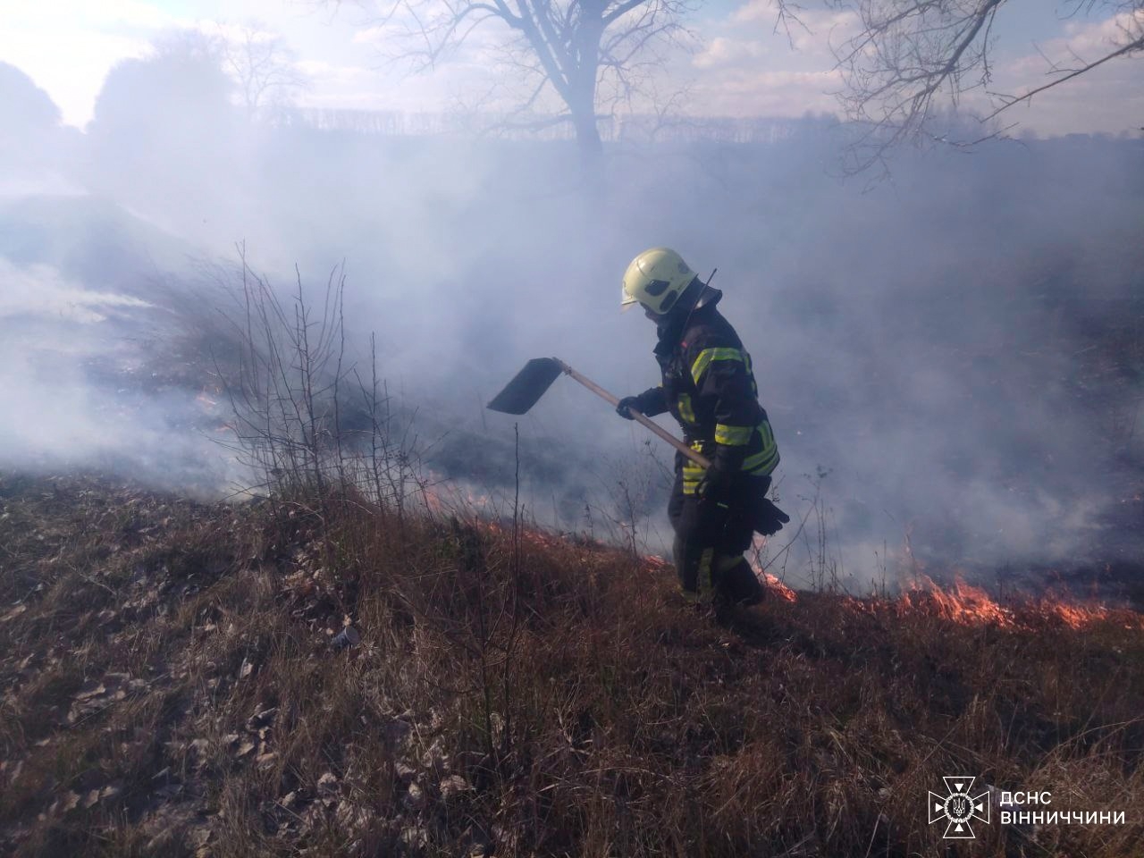 За добу, 26 березня, на Вінниччині сталося вісім пожеж в екосистемах