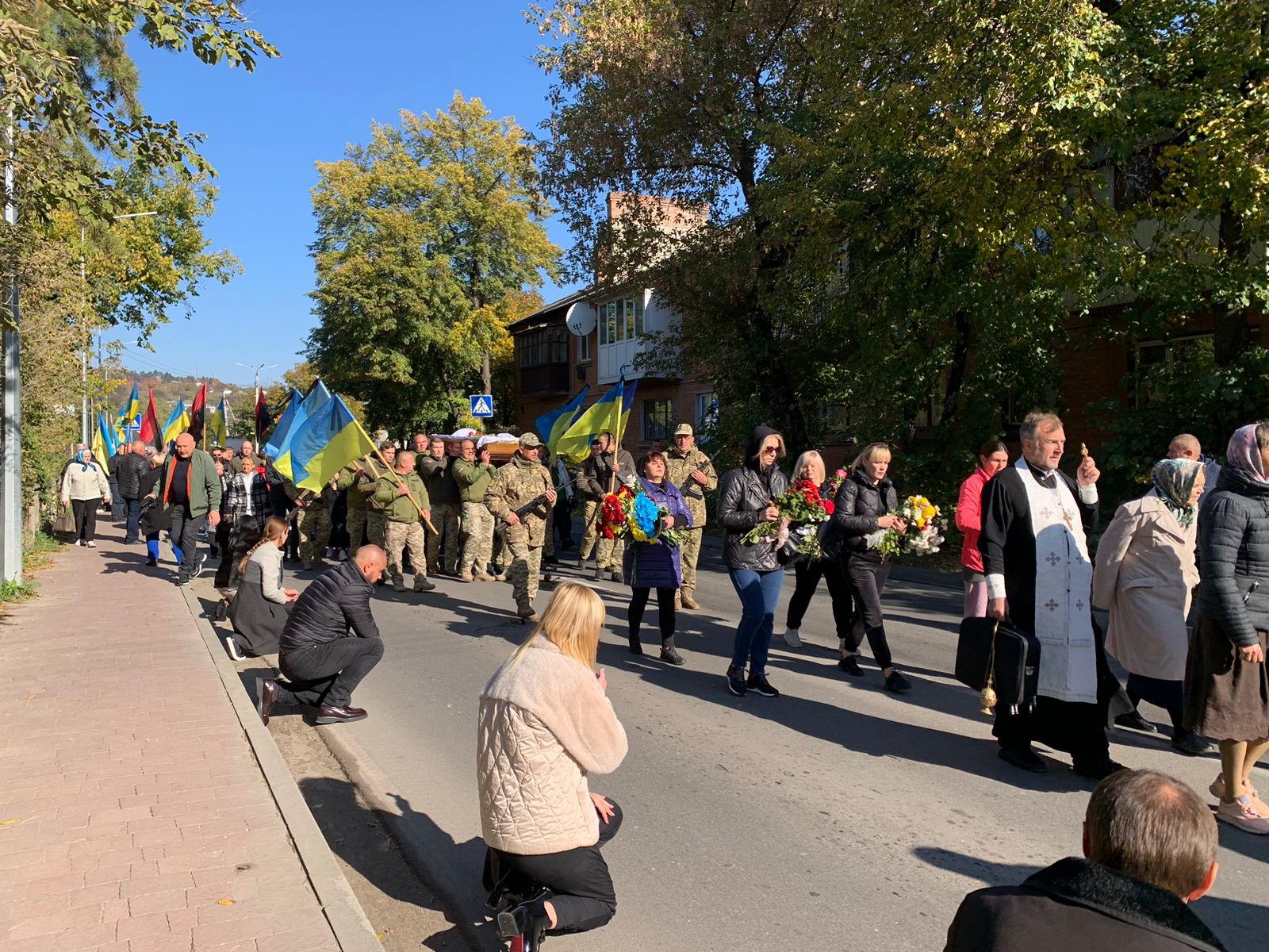 У Могилеві-Подільському попрощались з прикордонником, який загинув на фронті