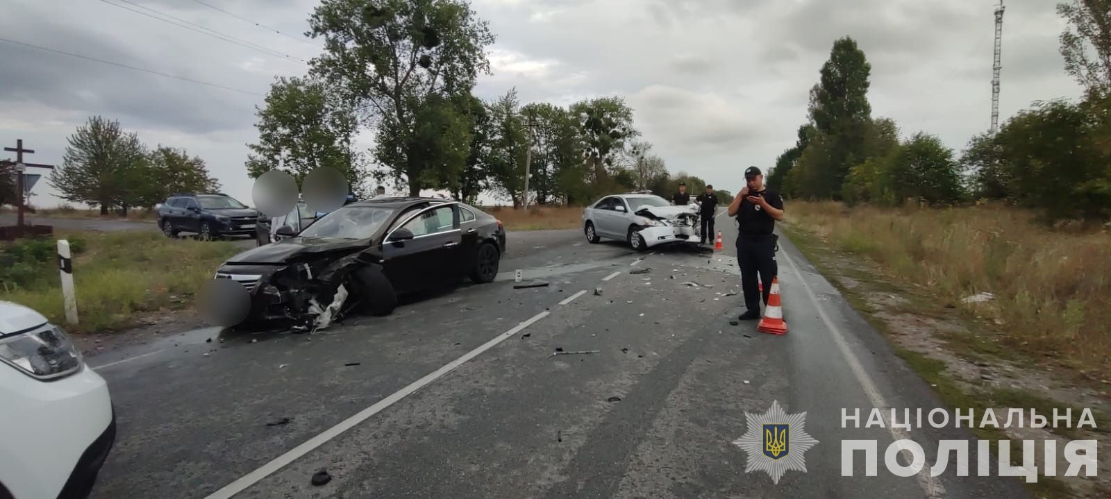 У Тульчинському районі в ДТП постраждали двоє малолітніх пасажирів Toyota Camry