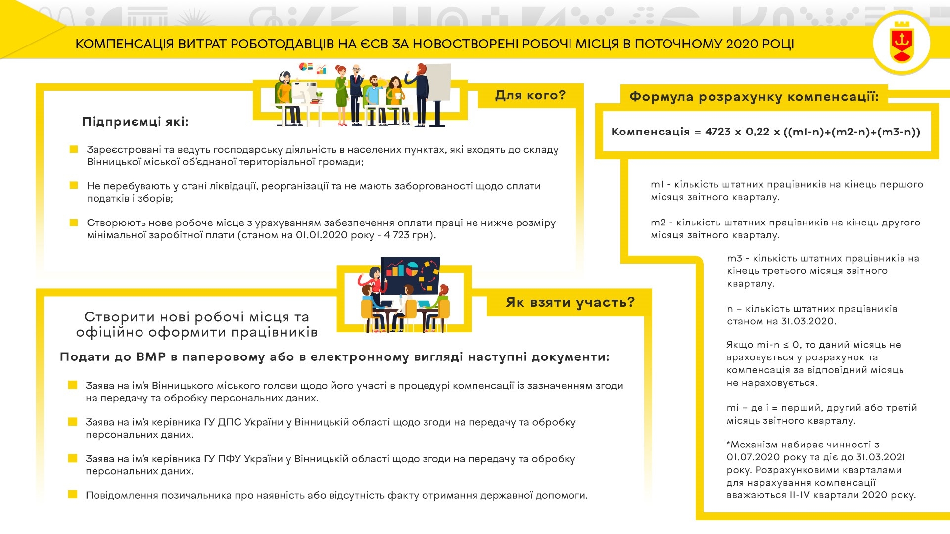 Заступник міського голови Андрій Очеретний поінформував присутніх про хід виконання Антикризової програми підтримки громади «Вінничани важливі» та плани з підтримки бізнесу на 2021 рік.