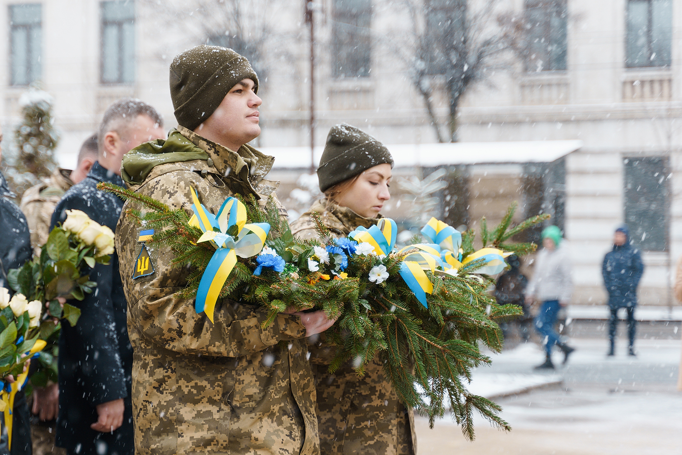 У Вінниці в День Гідності та Свободи вшанували пам'ять загиблих на Майдані