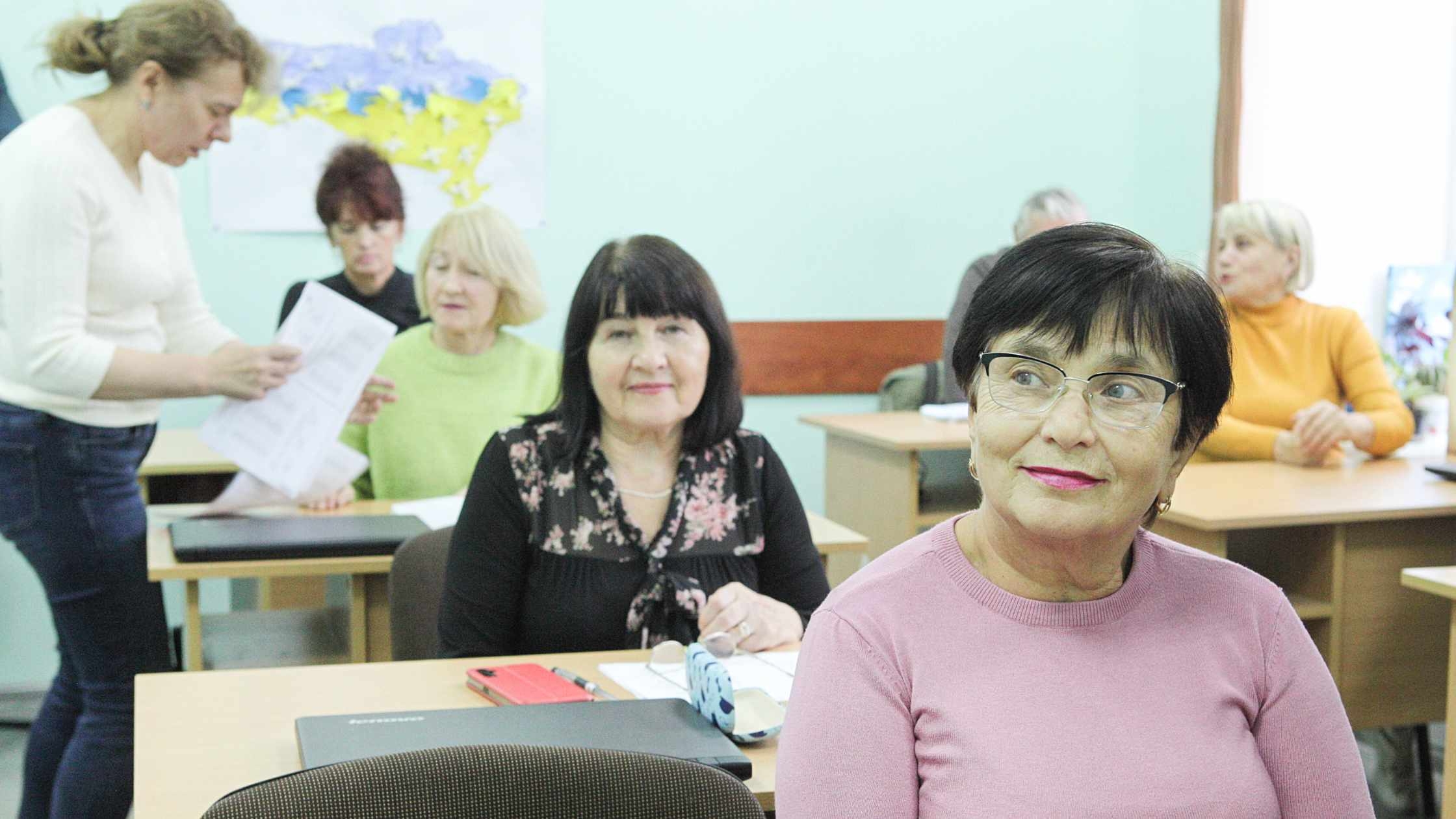 У Вінницькому терцентрі функціонує гурток з польської мови для людей старшого віку