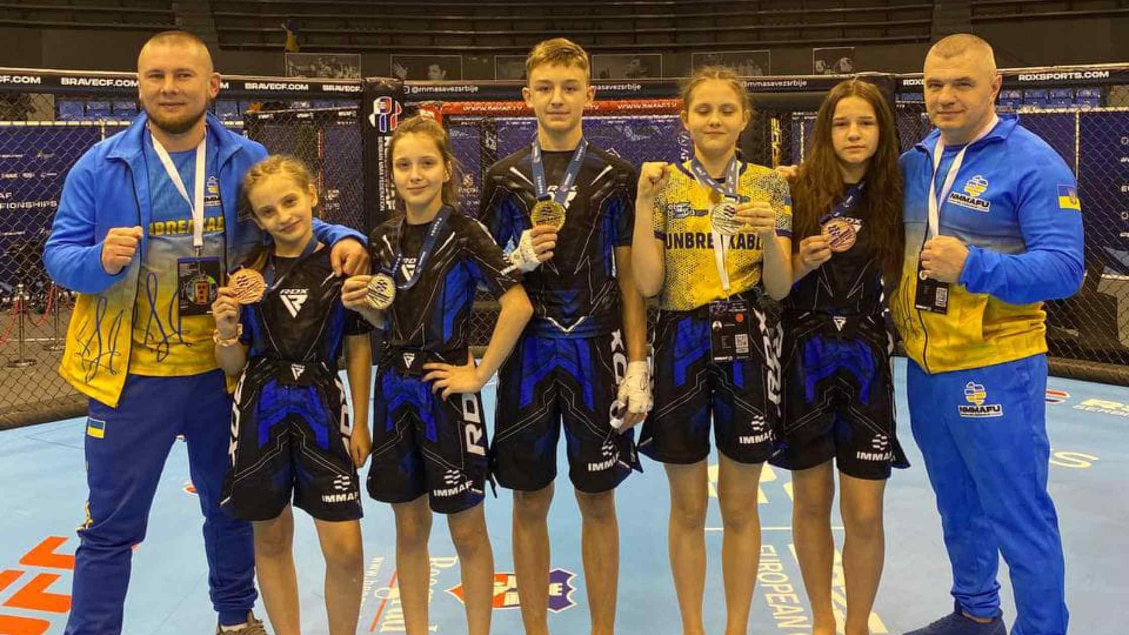 Юні вінницькі єдиноборці здобули п'ять медалей на чемпіонаті в Белграді