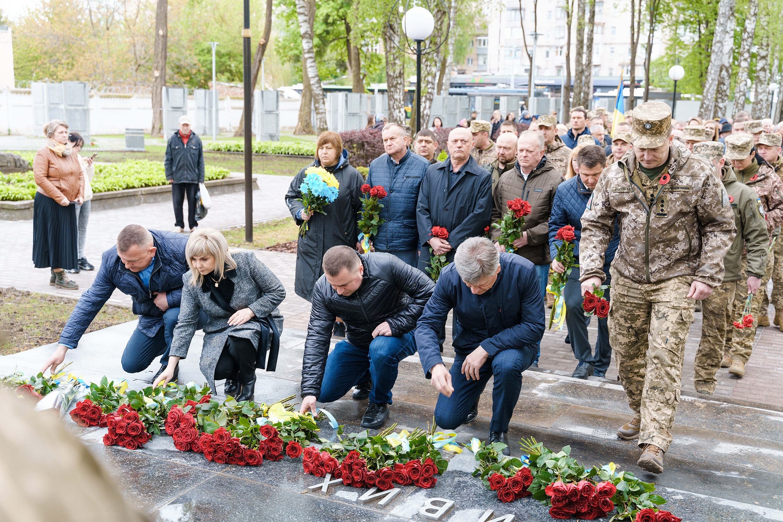 День пам'яті та примирення вінничани вшанували загиблих у Другій світовій війні