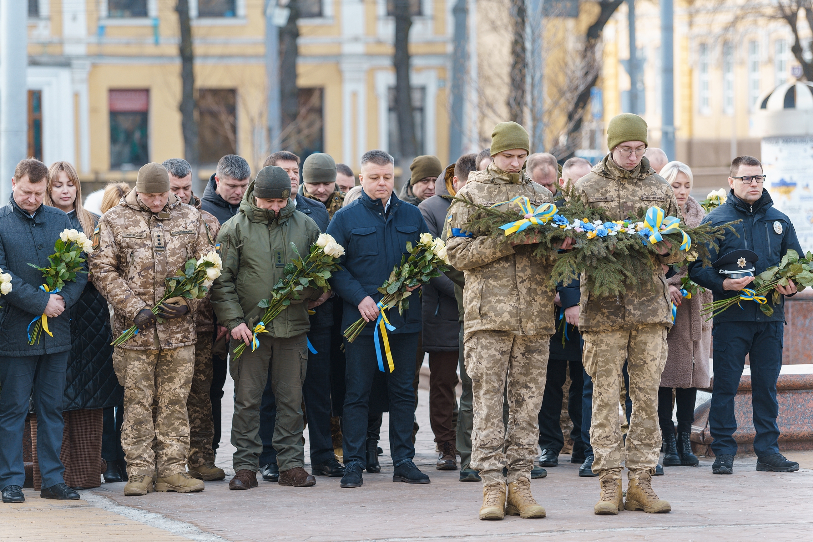 У Вінниці в День Героїв Небесної Сотні вшанували пам'ять загиблих