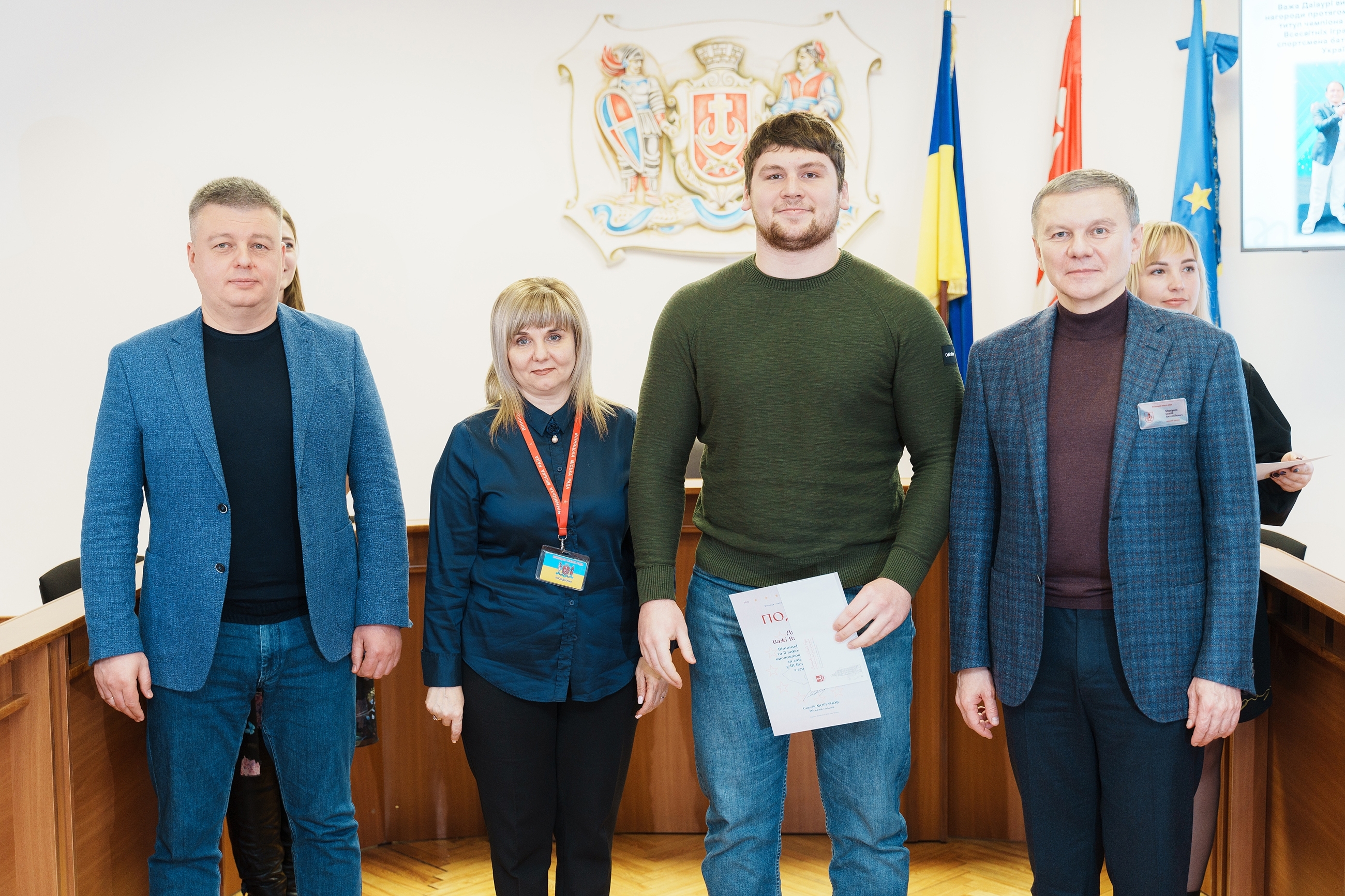 Вінницьких спортсменів нагородили й привітали з перемогами