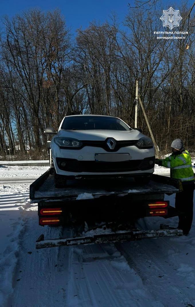 П'яний водій намагався втекти від вінницьких патрульних