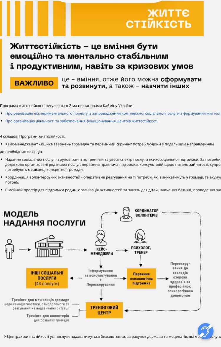 У Вінницькій громаді формують життєстійкість - як і для кого діє новий проєкт