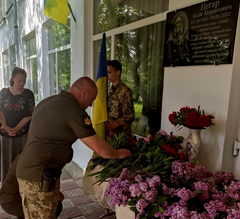 У Студенянській громаді відкрили меморіальну дошку Герою-авіатору