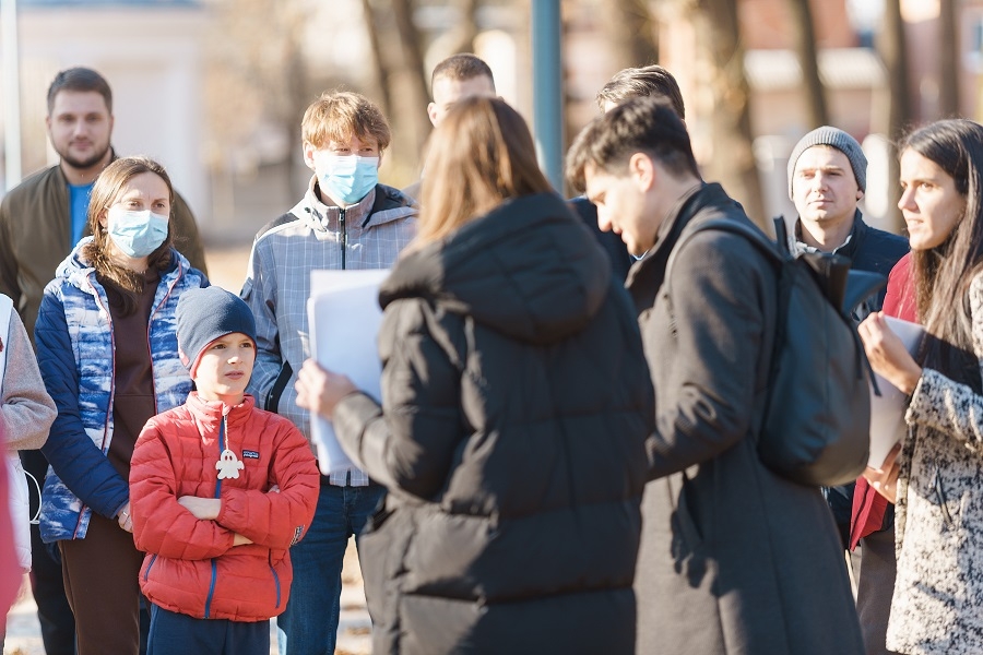 У Вінниці пройшла екскурсія будівельним майданчиком парку "Хімік"