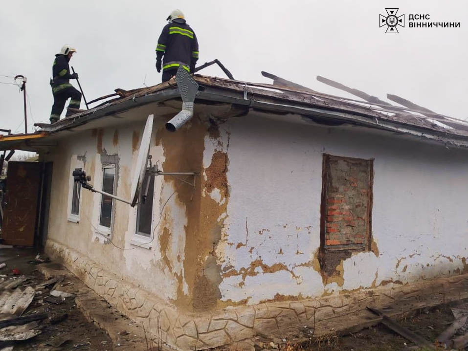 У Крижопільській громаді згорів дах житлового будинку